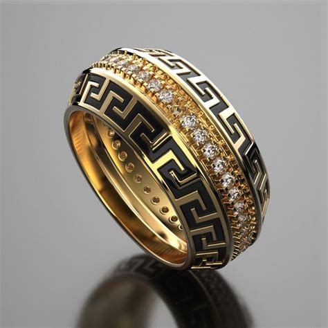 versace wedding band men|Versace jewelry for men.